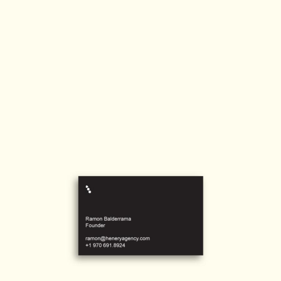 henery agency business card